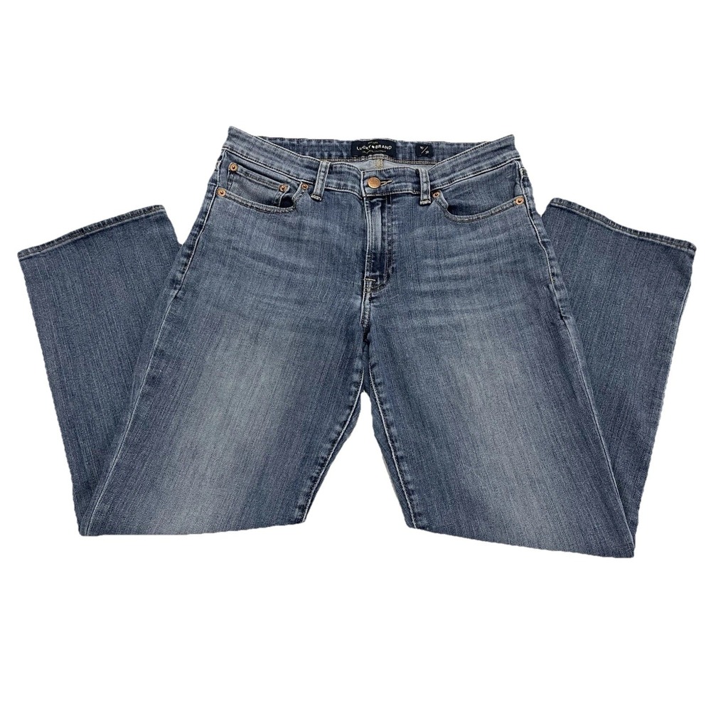 Lucky Brand Jeans Lolita Skinny Medium Wash Blue Stretch Denim Women's Sz 10/30 - Picture 2 of 6